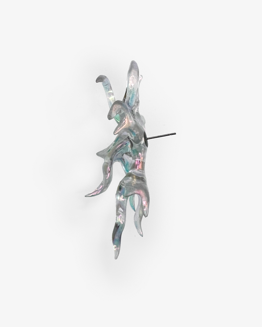 Iridescent Coral Earrings