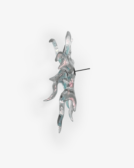 Iridescent Coral Earrings - WHYNOEN