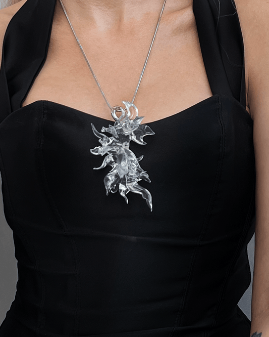 Transparent Coral Pendant - WHYNOEN