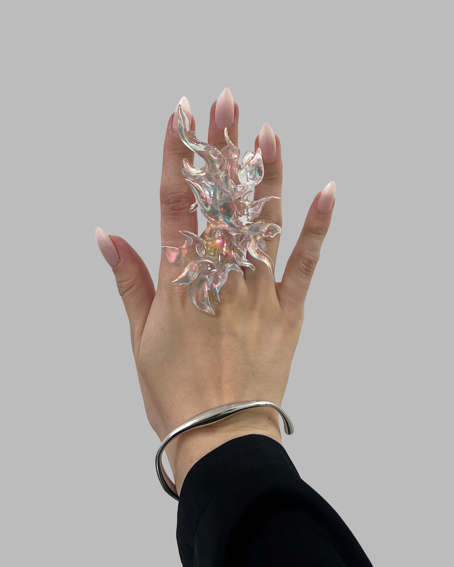 Iridescent Coral Ring Mini