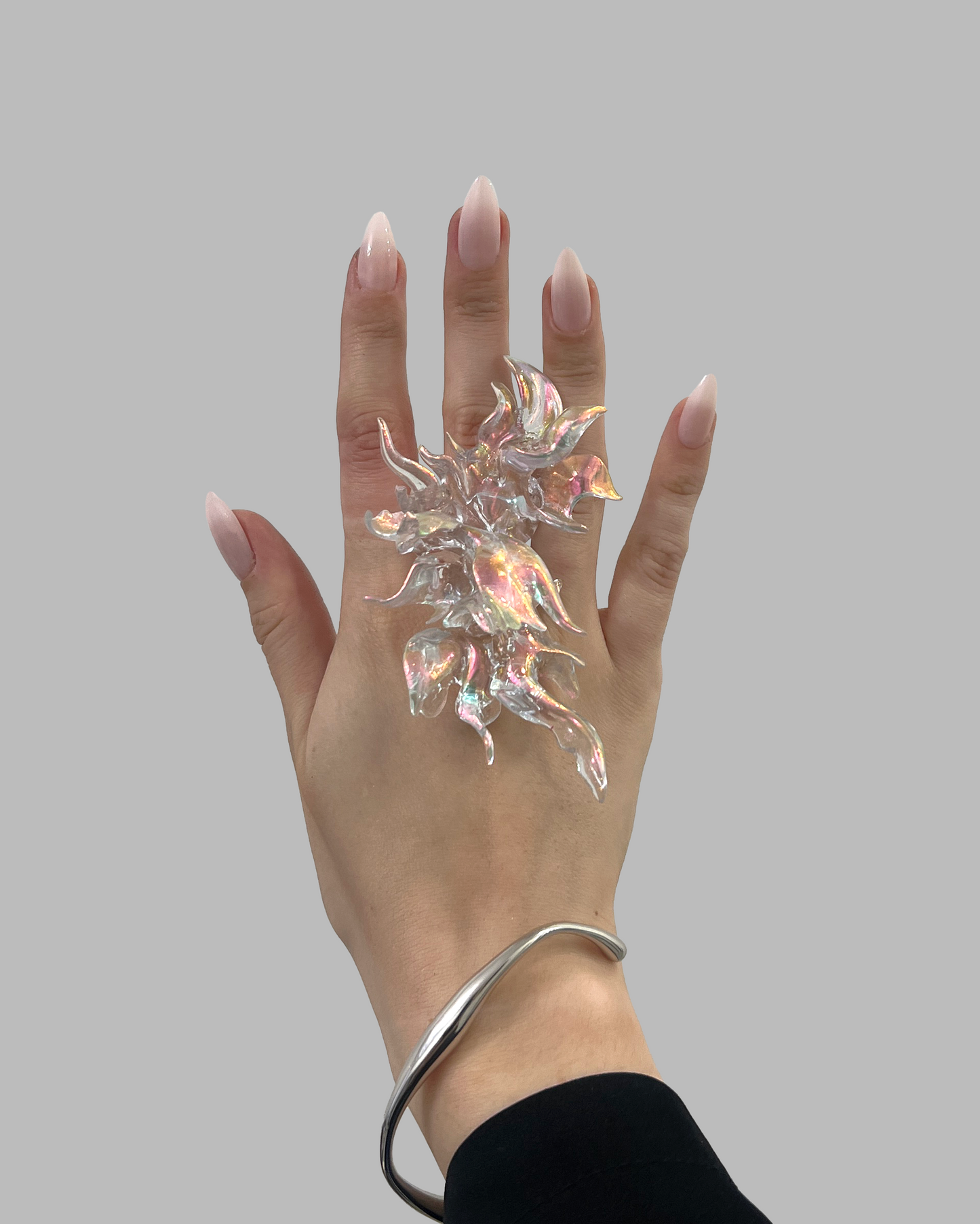 Iridescent Coral Ring Mini