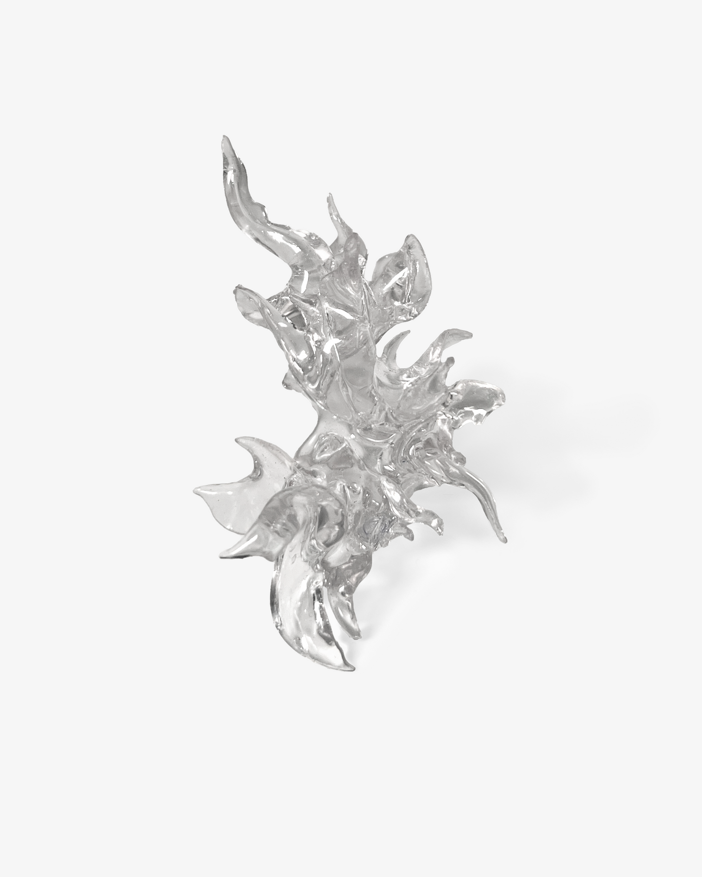 Transparent Coral Ring Mini