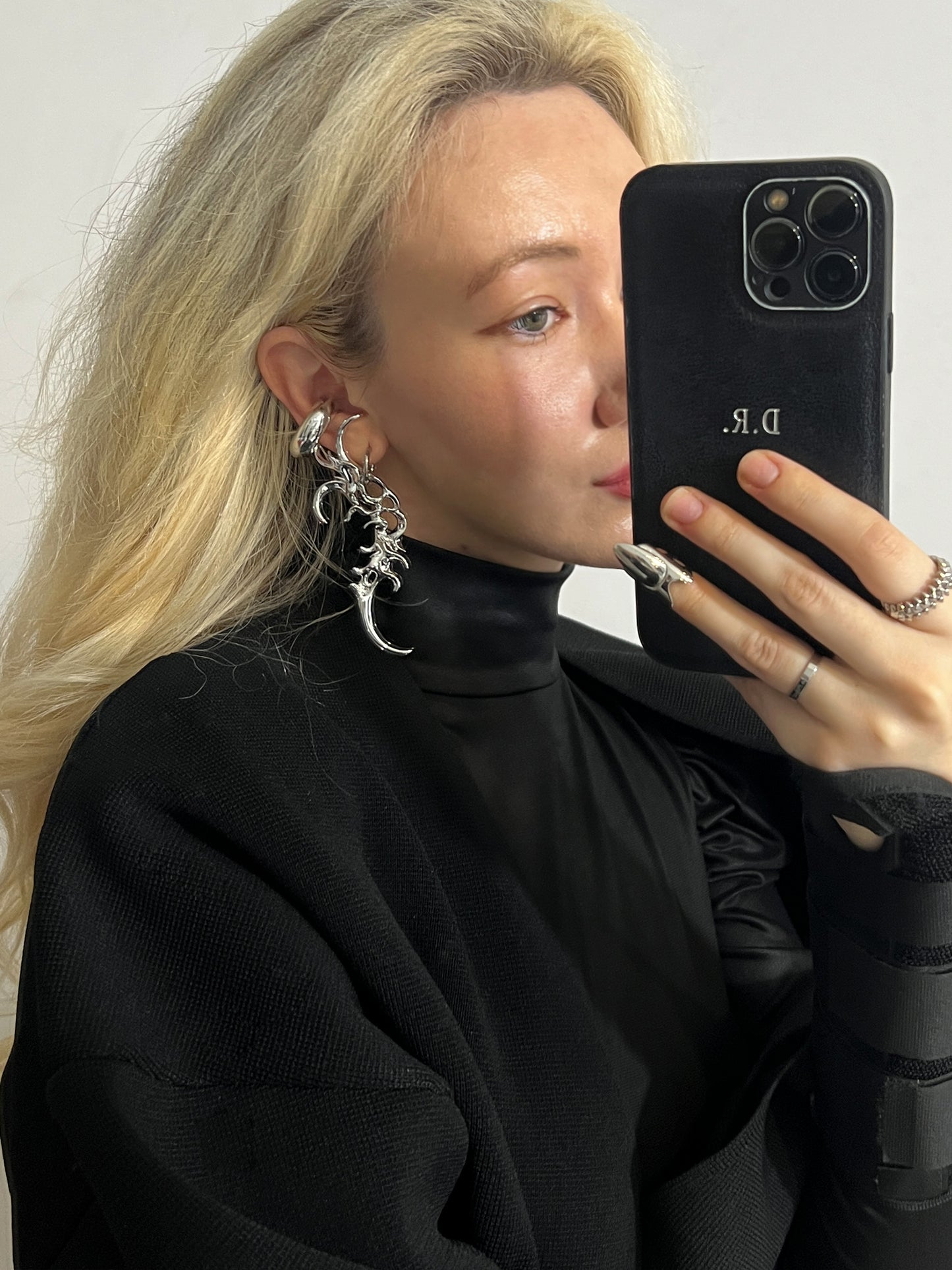 PRE-ORDER Organic Form Earrings Metallic