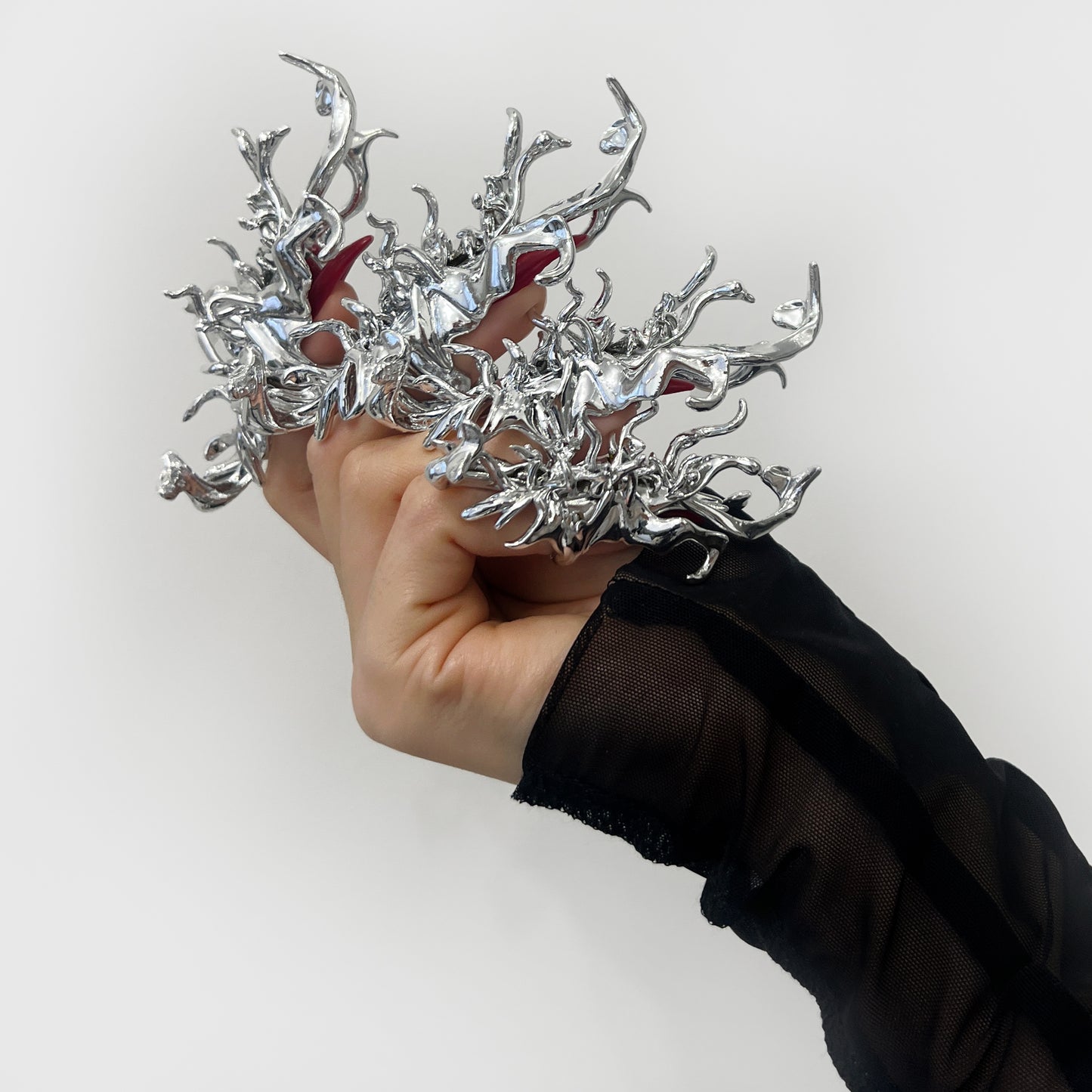 Metallic Nail Ring
