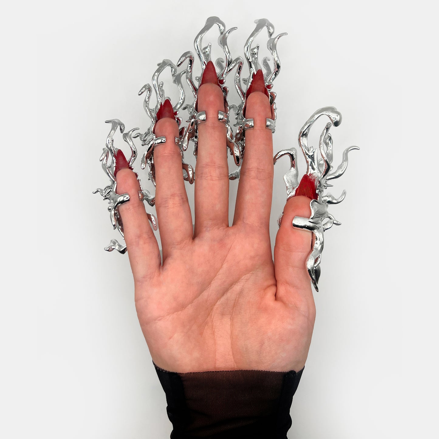 Metallic Nail Ring