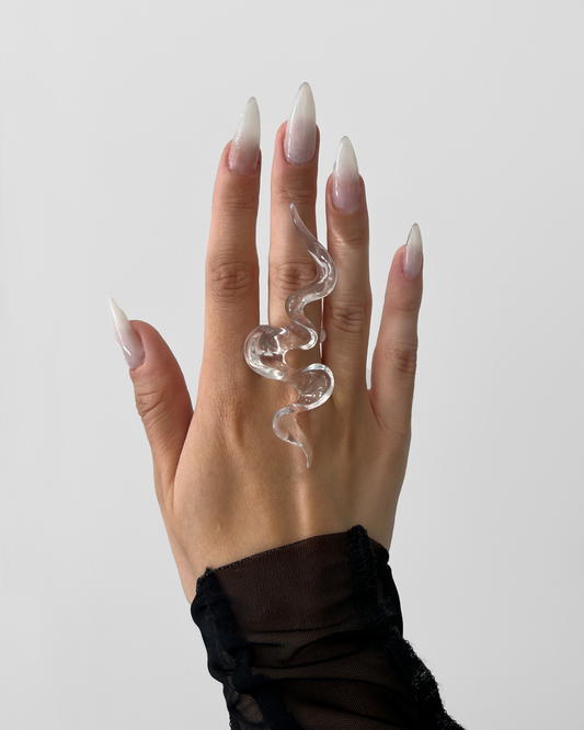 Transparent Shape M Ring