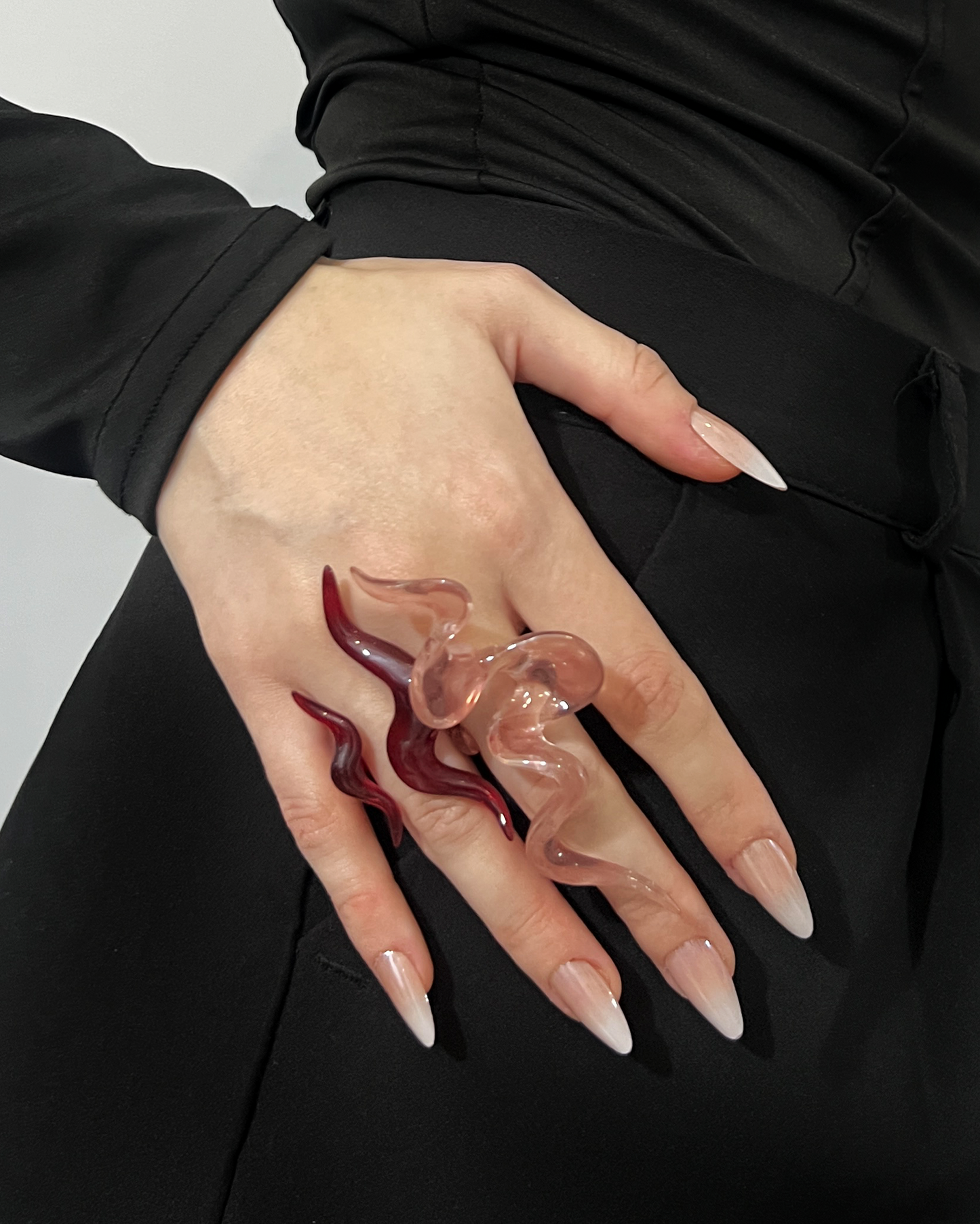Salmon Shape M Ring