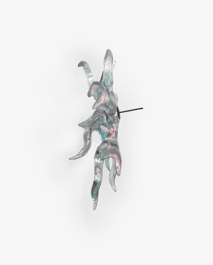 Iridescent Coral Earrings - WHYNOEN