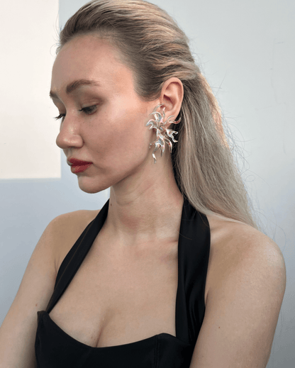 Iridescent Coral Earrings - WHYNOEN