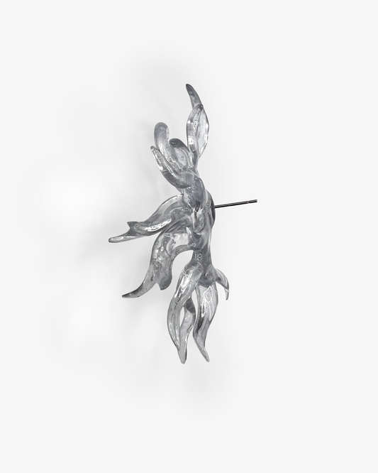 Shiny Coral Earrings