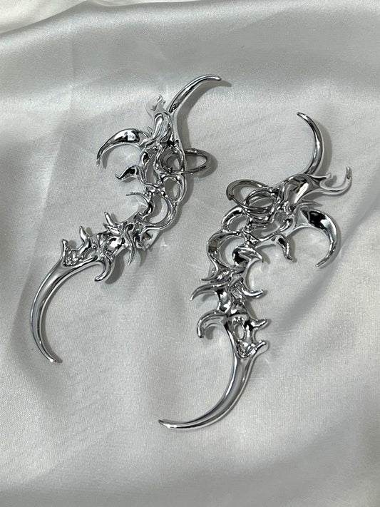 PRE-ORDER Organic Form Earrings Metallic