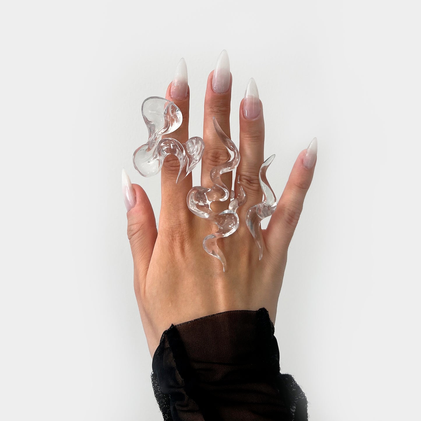 Transparent Shape M Ring