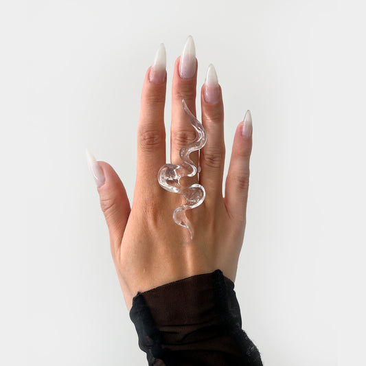 Transparent Shape M Ring