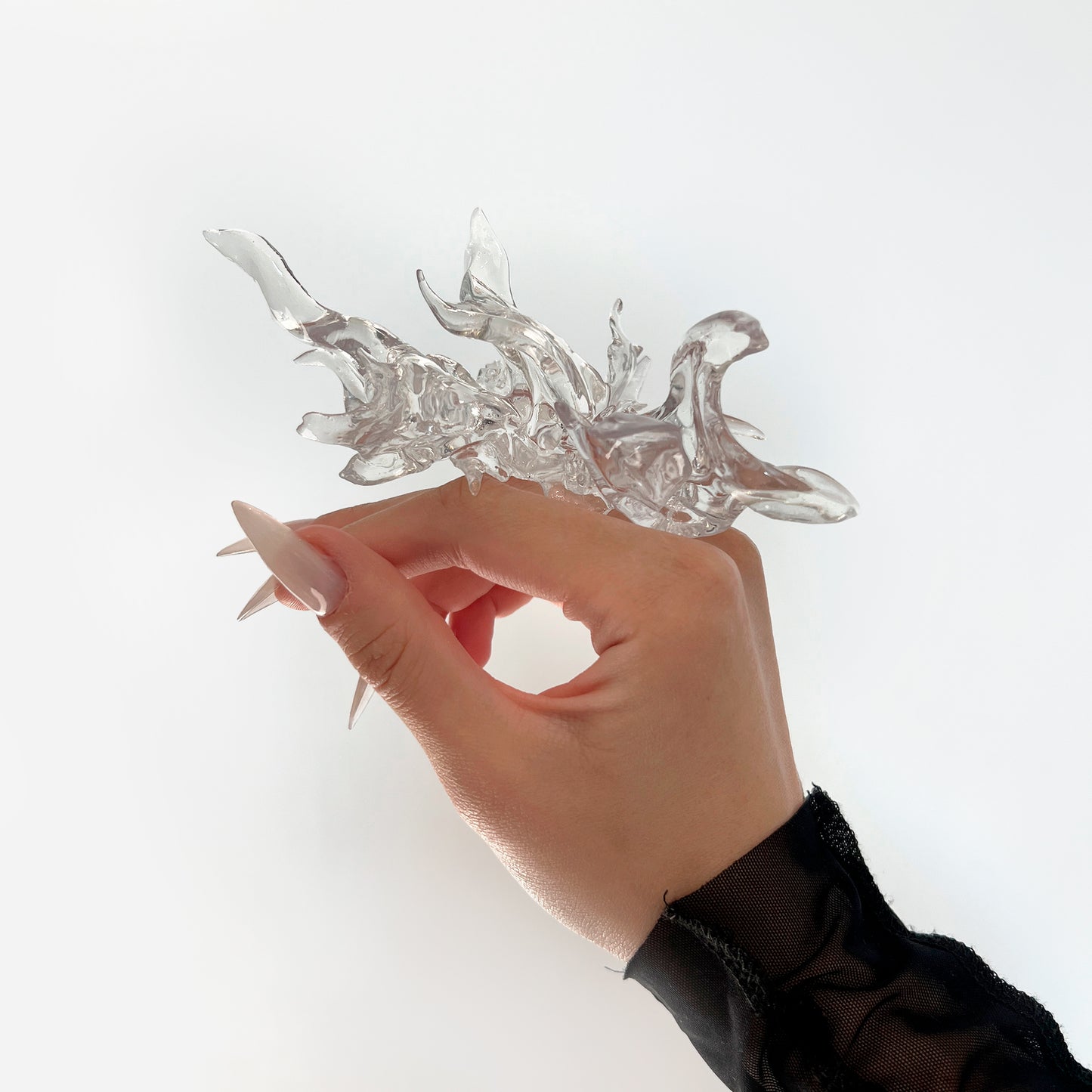 Transparent Coral Ring