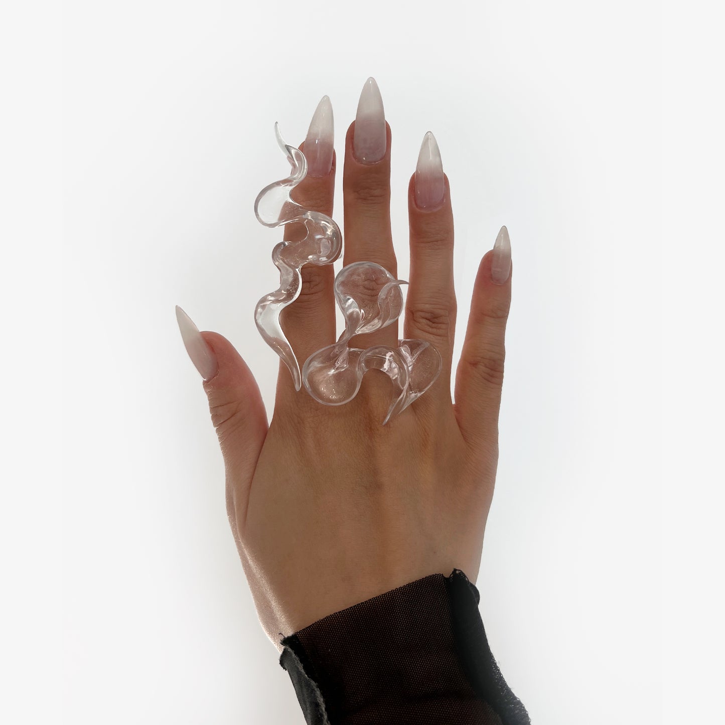 Transparent Flower Ring