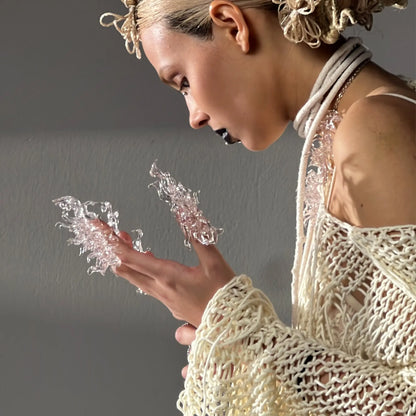 Transparent Nail Ring - WHYNOEN