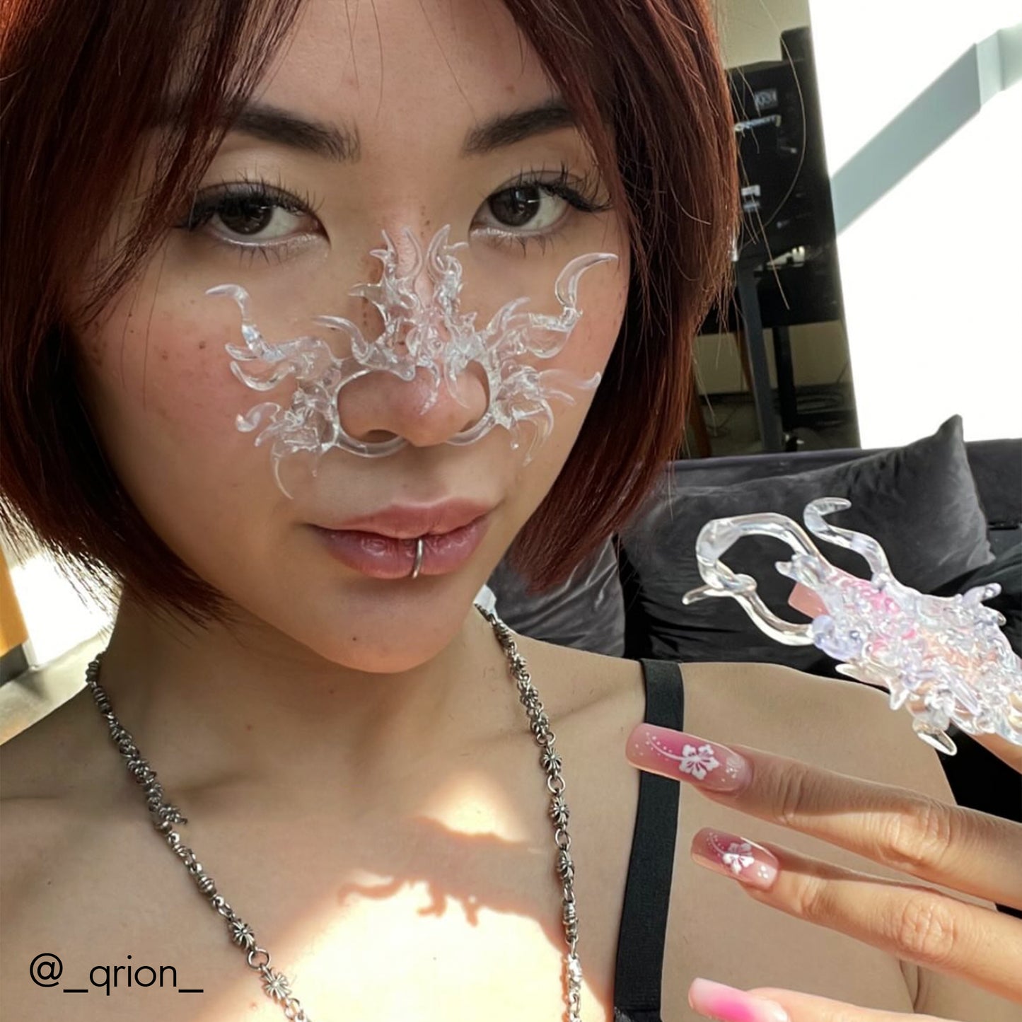 Transparent Nose Cuff Medium