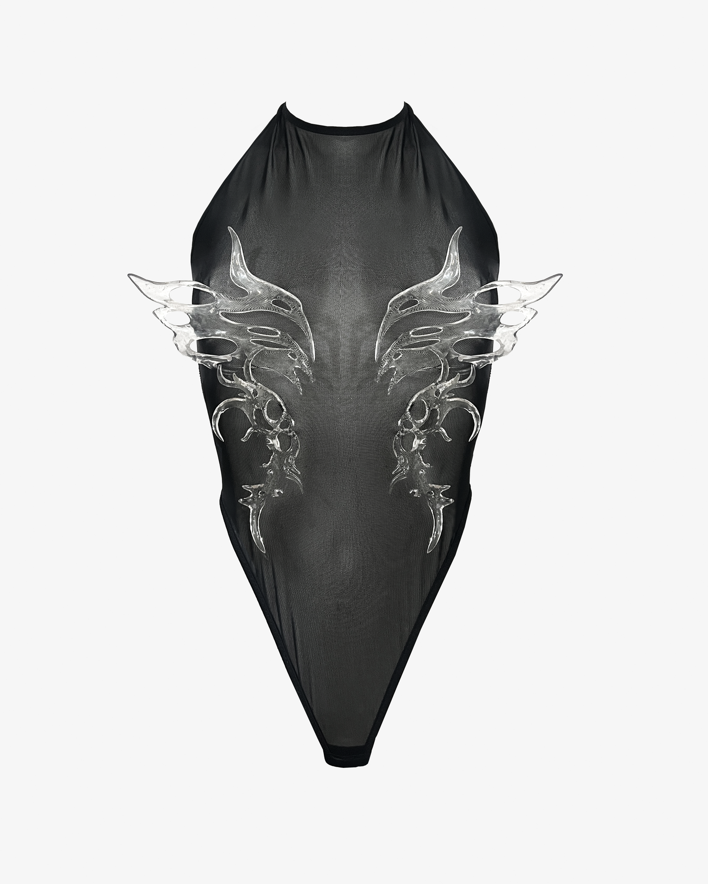 Transparent Sculptural Bodysuit