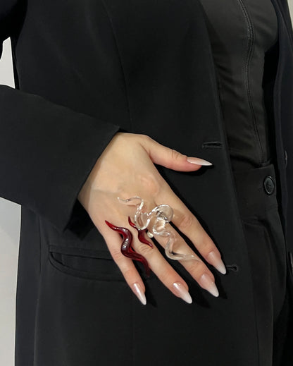 Transparent Shape M Ring - WHYNOEN