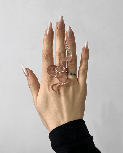 Salmon Shape M Ring - WHYNOEN