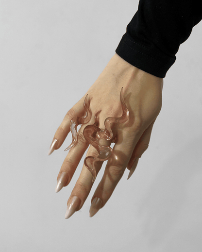 Salmon Shape S Ring - WHYNOEN