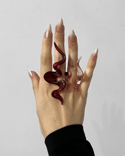 Salmon Shape S Ring - WHYNOEN
