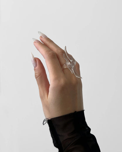 Transparent Shape S Ring - WHYNOEN