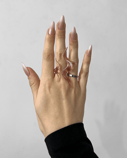 Salmon Shape S Ring - WHYNOEN